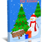 Advents-Malbuch für Kinder - 3D Vorderseite -